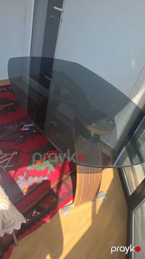 Mətbəx masası, İşlənmiş, Şüşə, Oval masa