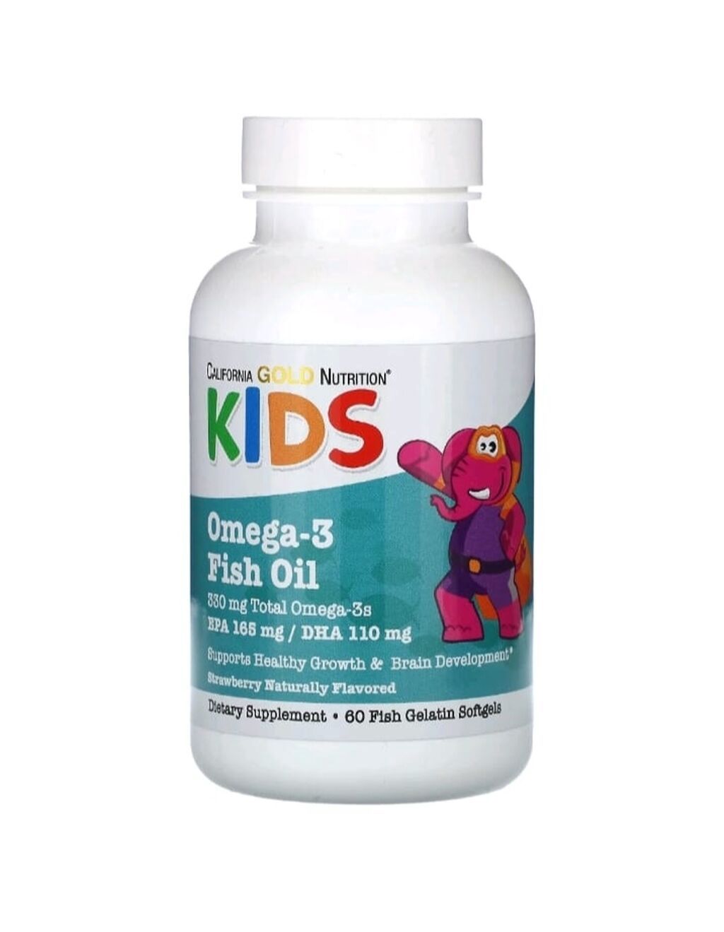 California Gold Nutrition KIDS – Omega-3 Fish Oil - Uşaqlar üçün