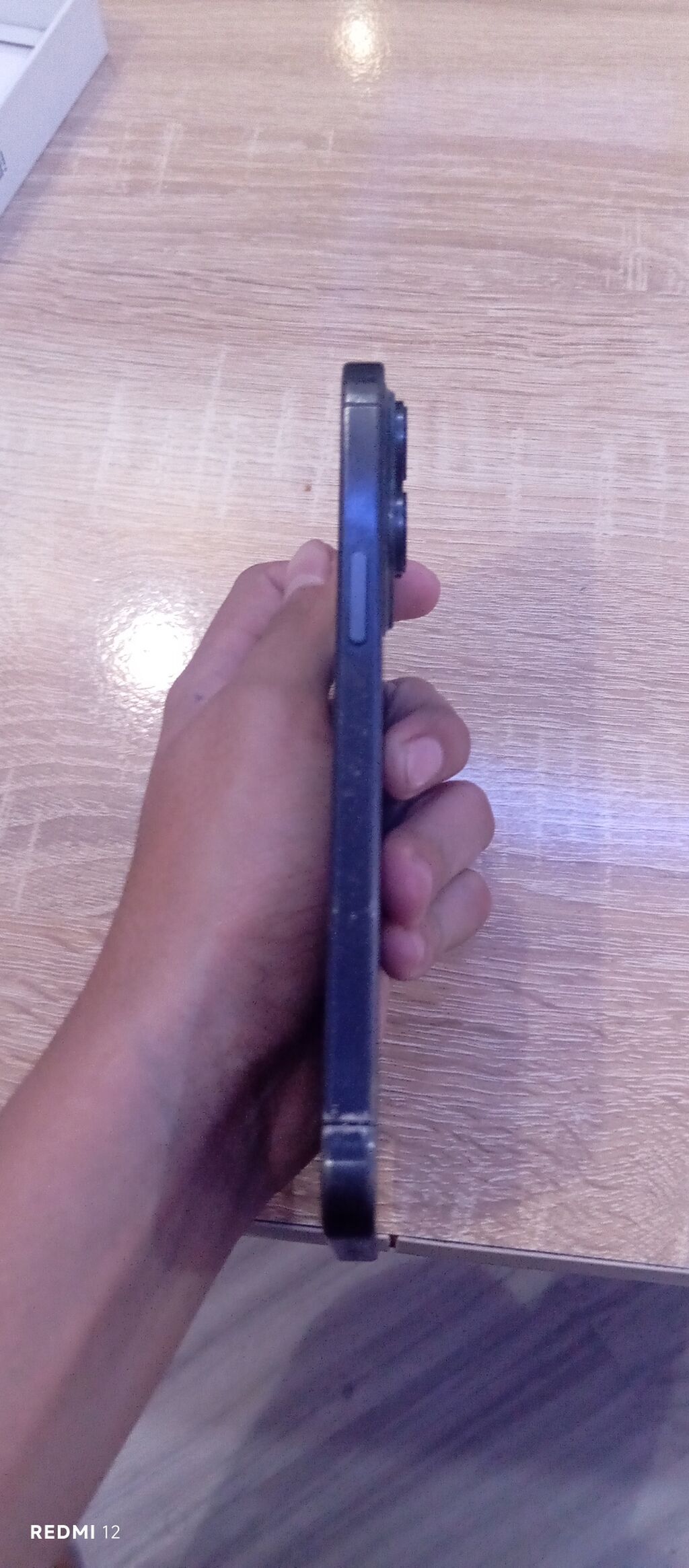 IPhone 15 Pro Max, Göy, Qırıq — Apple iPhone, Bakı (5)