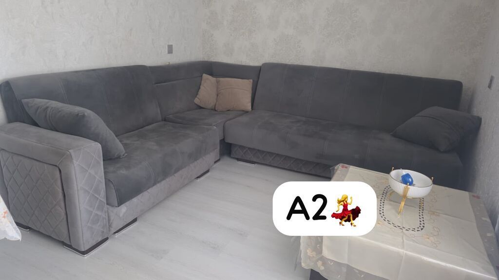 AYNUR 2💃 Uqlavoy divan Cox seliqəli vəziyyətdə Prblemsiz Ölcü 2.80/3 — Mebel, Mehdiabad