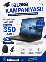 Dell noutbuk – Tələbələr üçün xüsusi təklif! - Qiymət: 350 AZN (400 — Dell
