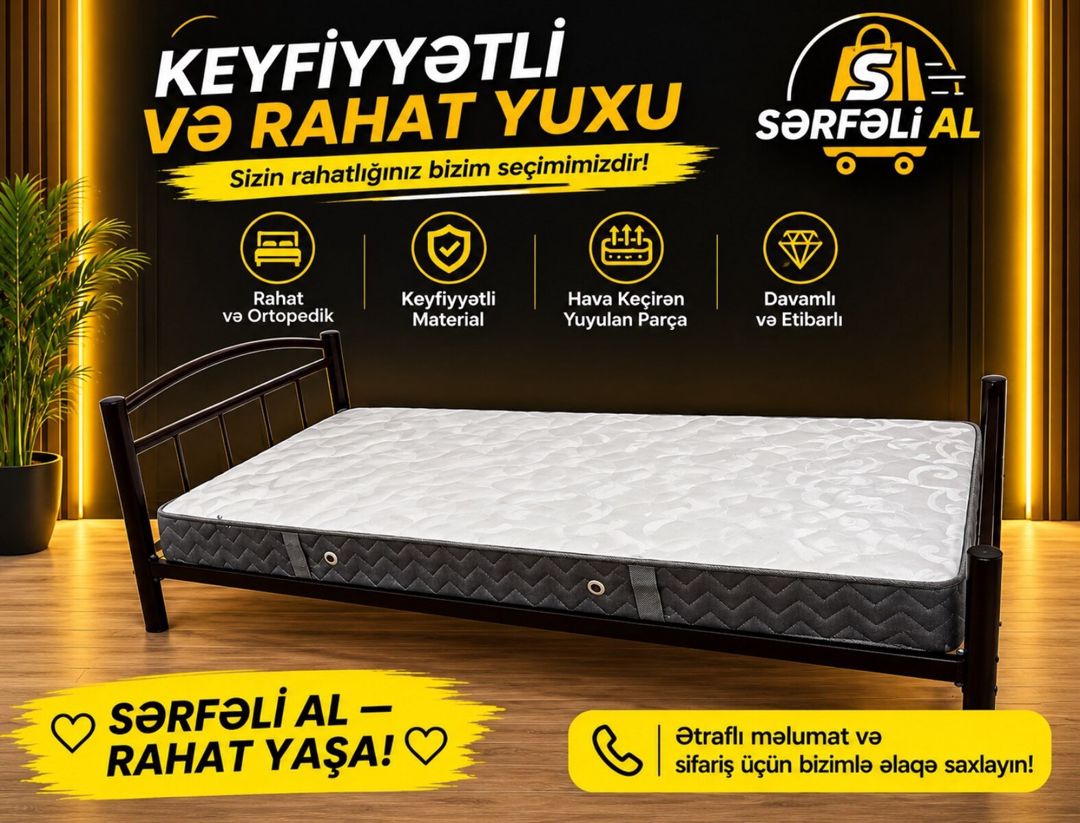 Tək nəfərlik çarpayı — Mallar, Bakı
