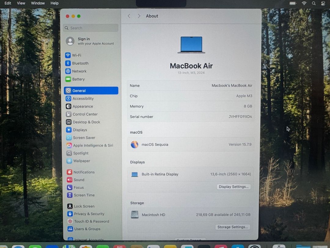 MacBook Air 13 M3 — Elektronika, Bakı (8)