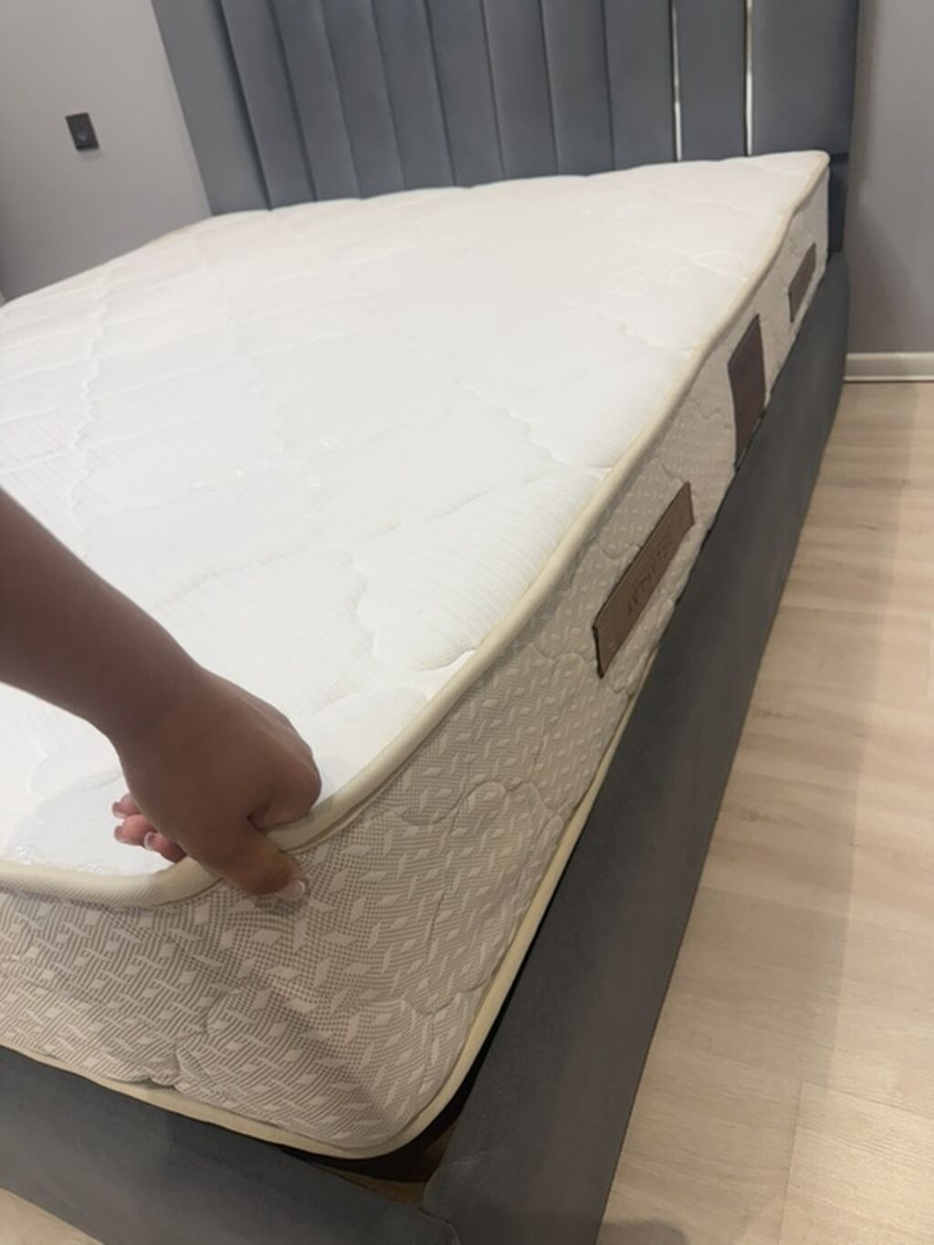 İki nəfərlik yataq dəsti - Ölçü: təxminən 160x200 sm (queen tipli) — Mebel, Bakı (2)