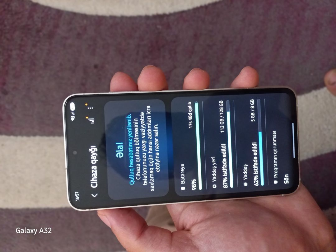 Samsung Galaxy S24 Marble Grey 128GB/8GB — Smartfonlar, Cəlilabad (4)