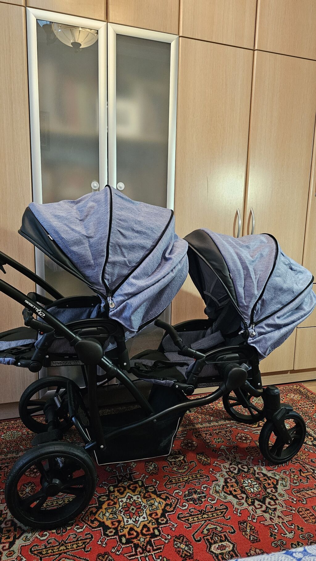Əkizlər üçün araba, Chicco, İşlənmiş, Yaş: <1 ay — Arabalalar, Bakı (2)