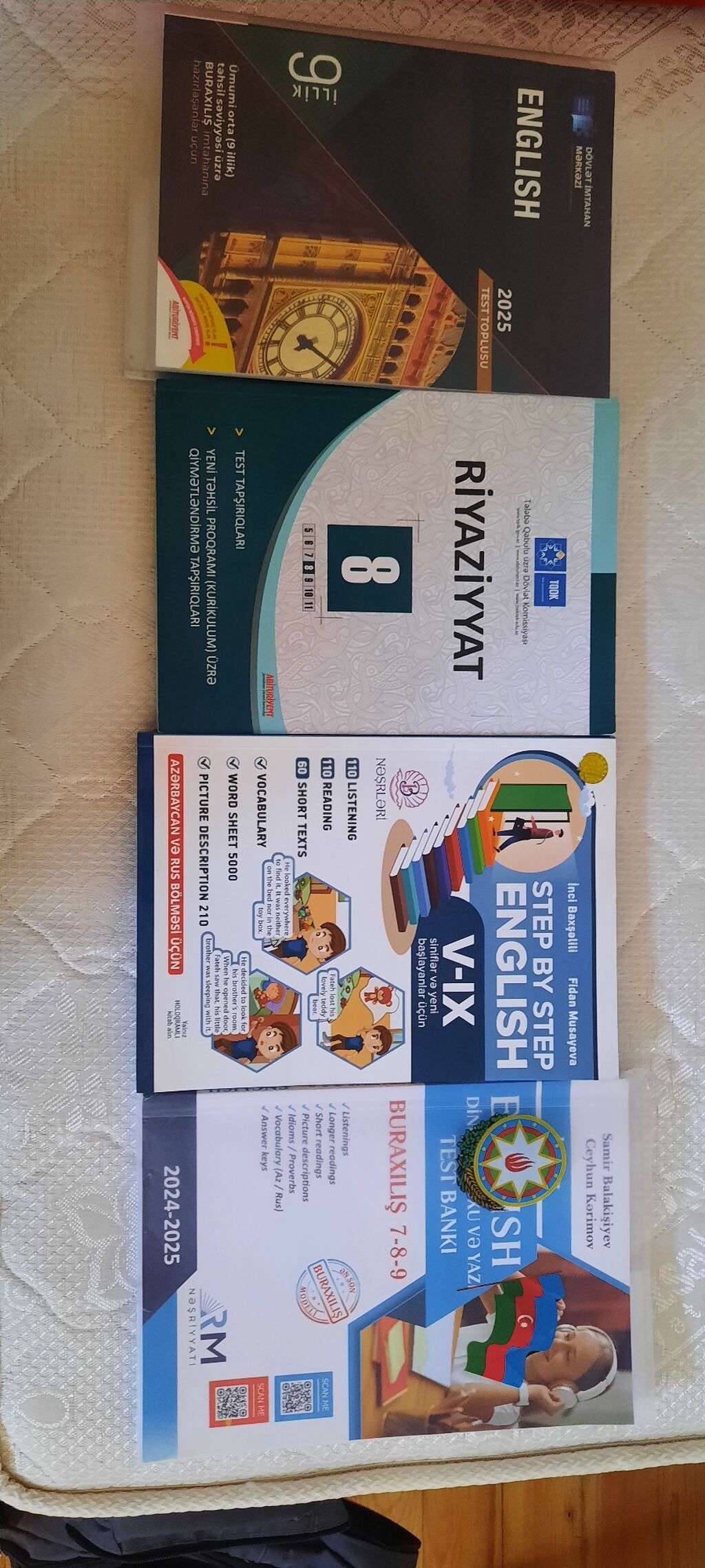 Dərs vəsaitləri və test topluları dəsti Fənlər və məzmun: - — Kitablar və jurnallar, Digah (2)