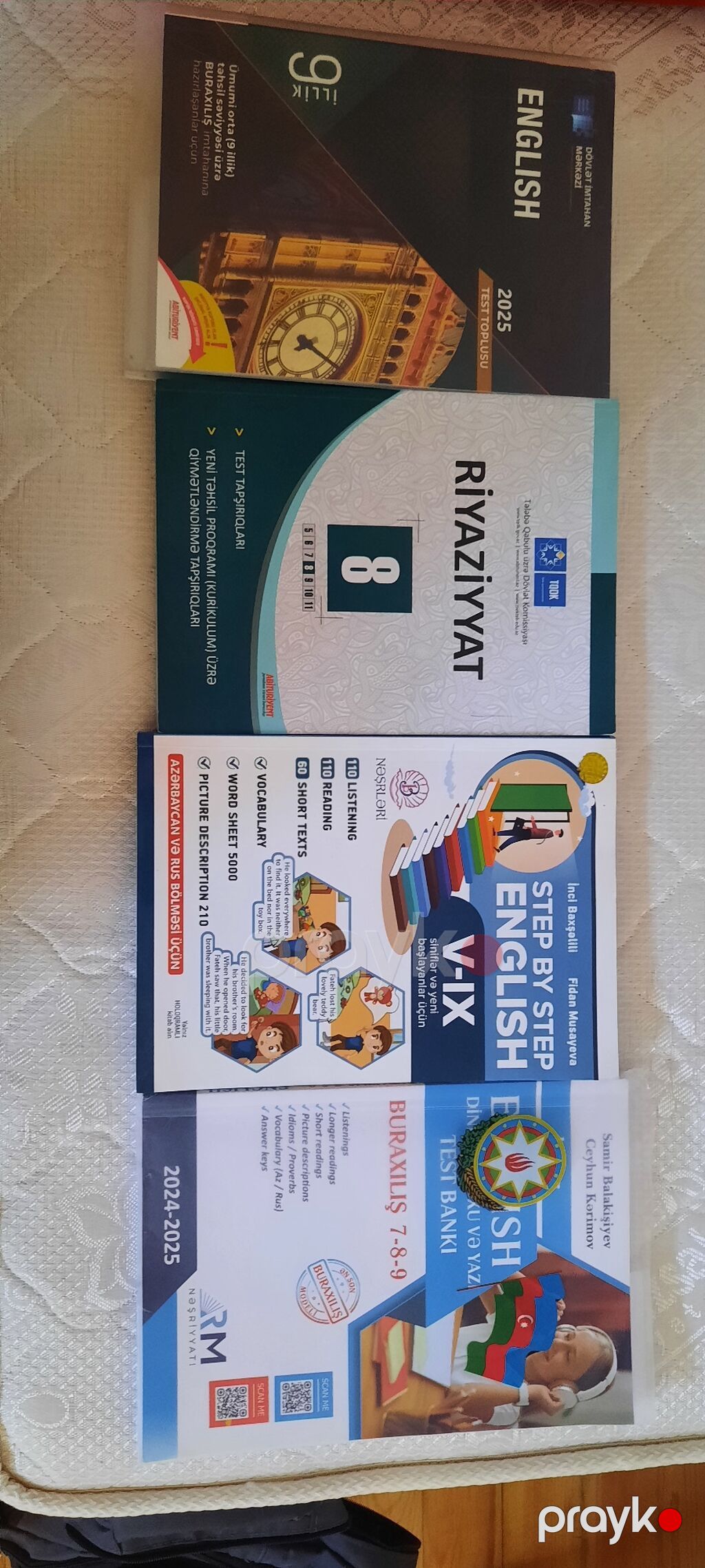 Dərs vəsaitləri və test topluları dəsti Fənlər və məzmun: - — Kitablar və jurnallar, Digah (2)