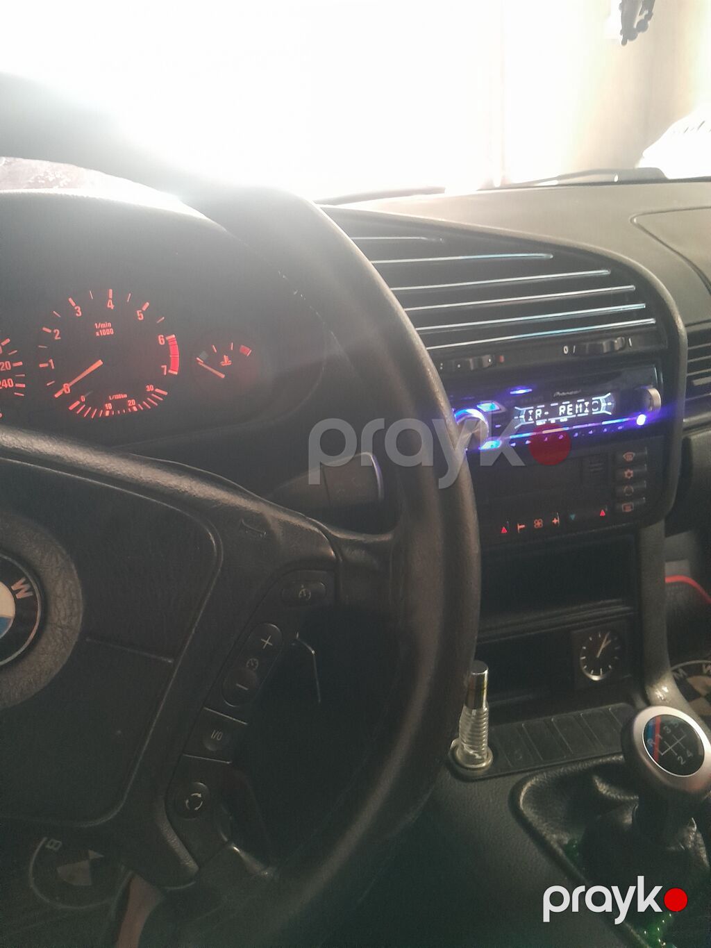 BMW sedan, yaşıl-mavi (tünd petrol) rəng. E36 kuzov. - 4 qapı, salon — Avtomobillər, Digah (6)