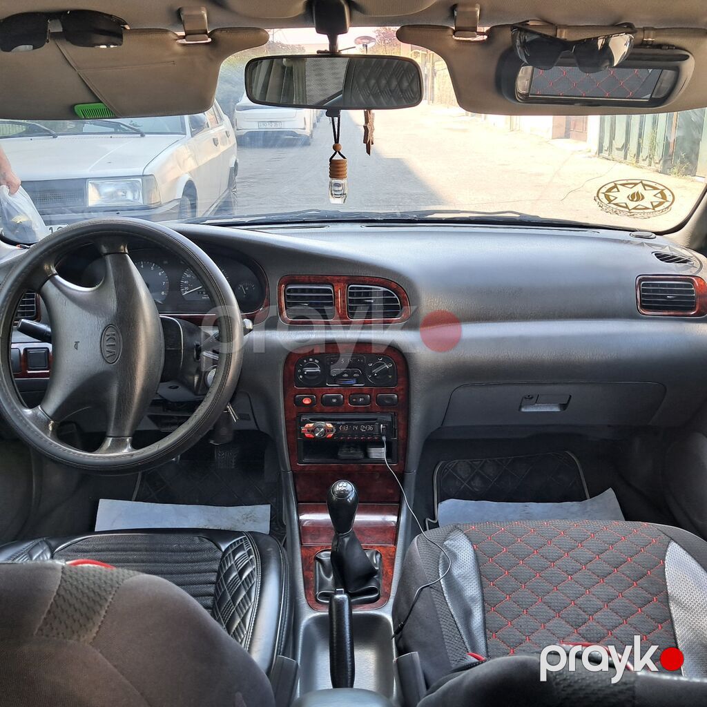 Kia Clarus SLX sedan Maşında qətiyyən yağ yemə yoxdur karopka ideal 10-GL-796 — Avto, Bakı (10)
