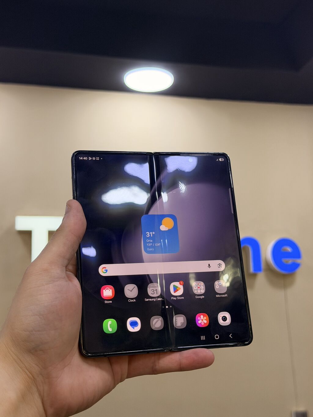 Samsung Galaxy Z Fold 5, 256 GB, rəng - Qara, Zəmanət, Kredit, Sensor — Samsung, Bakı (2)