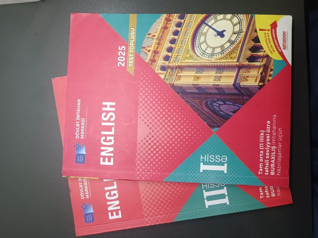 İngilis dili Testlər 11-ci sinif, DİM, 2-ci hissə, 2024 il — Kitablar və jurnallar, Bakı