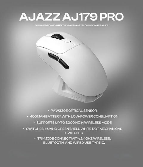 Ajazz AJ179 PRO WHITE