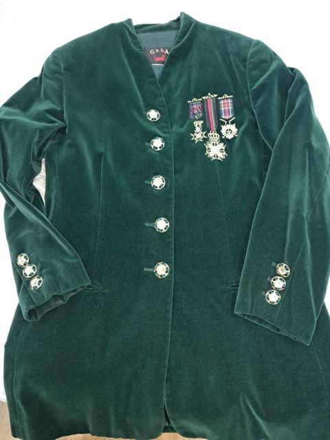 GALA by Mordi qadın paltosu — yaşıl, ölçü 38