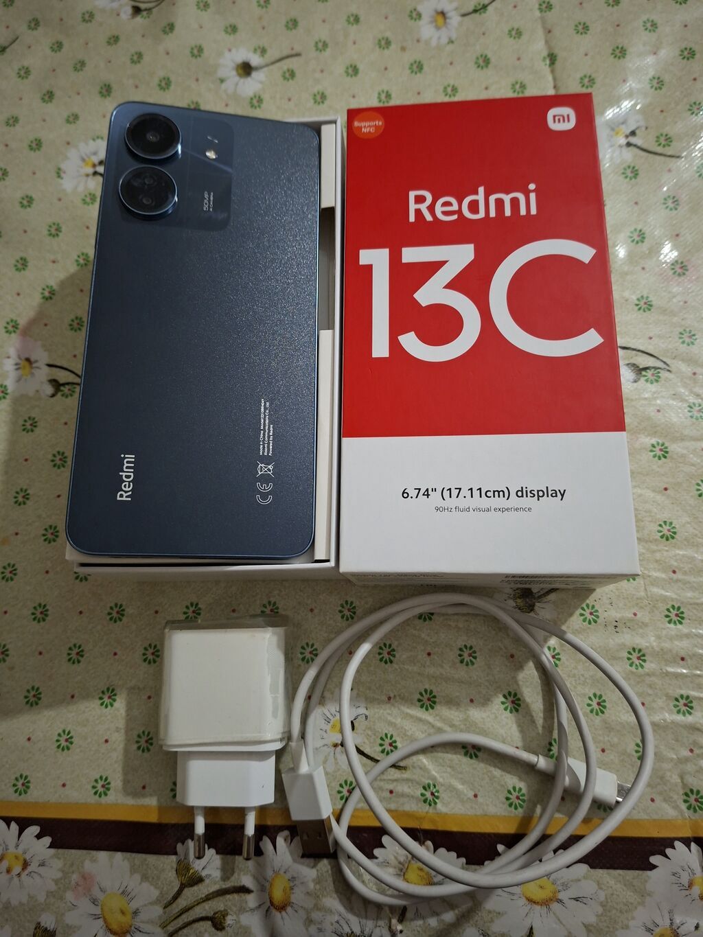 Redmi 13C, 256 GB, rəng - Göy, İki sim kartlı