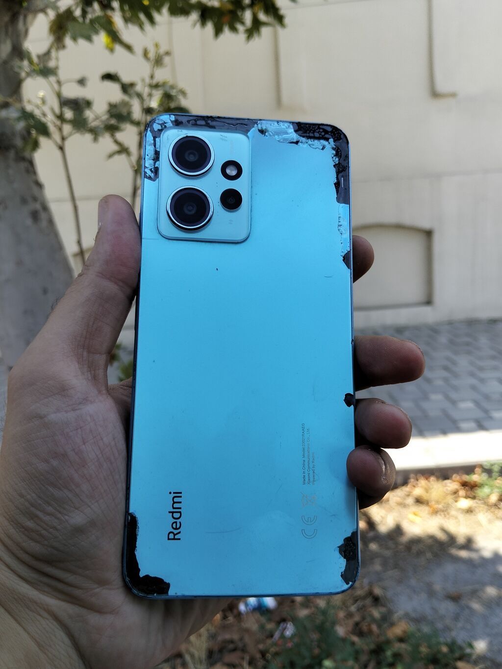 Redmi Note 12, 128 GB, rəng - Mavi, Barmaq izi — Elektronika, Gəncə (2)