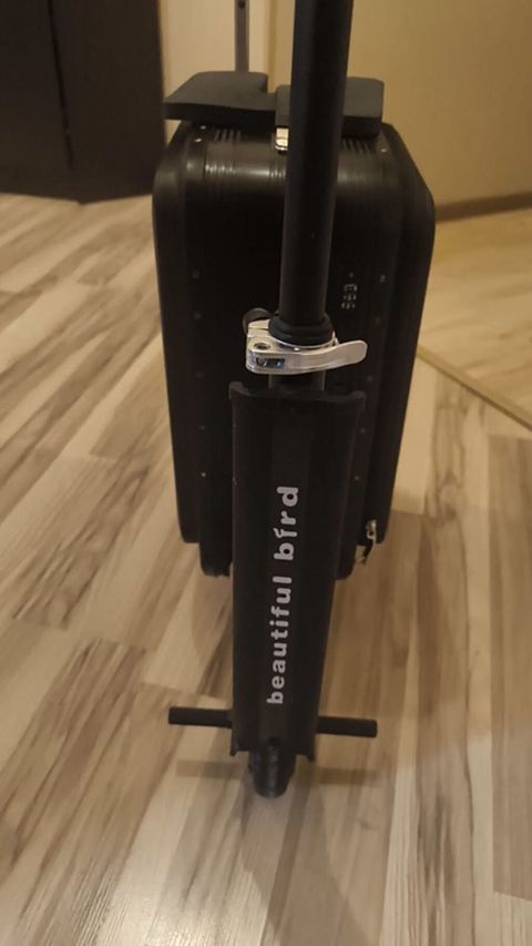 Elektrikli skuter‑çemodan (rideable luggage) - 2‑i 1‑də dizayn