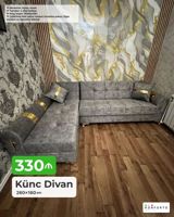 Künc divan – 260×160 sm – Mexanizm: açılan, bazalı (yataq funksiyası — Goods