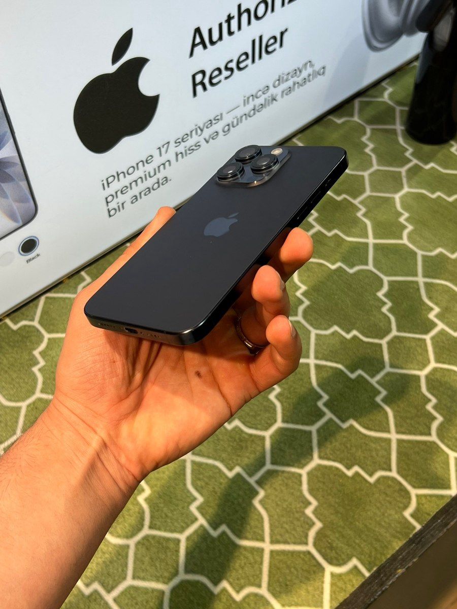 Apple iPhone 15 Pro Max Blue Titanium 256GB/8GB — Mallar, Bakı (8)