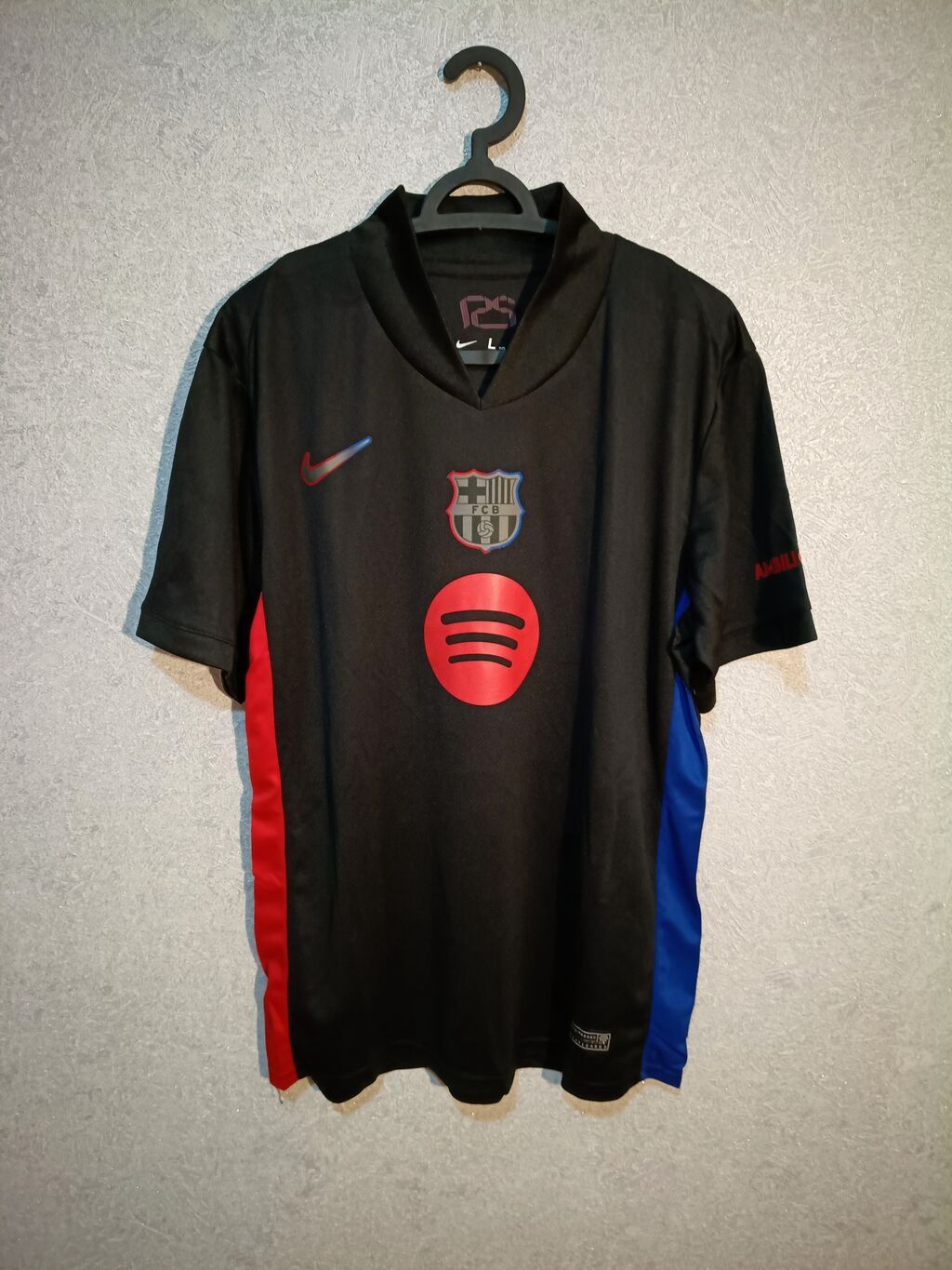 Futbolka, Nike, L, rəng - Qara