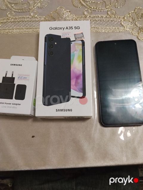 Samsung Galaxy A35 5G, 256 GB, rəng - Mavi, Barmaq izi, İki sim kartlı, Face ID