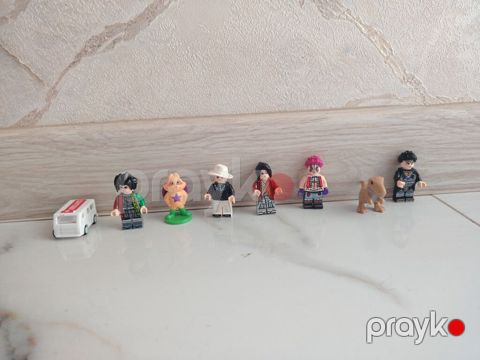 Mini fiqurlar və aksesuar dəsti 5ədəd demon slayer fiquru 1 ədəd