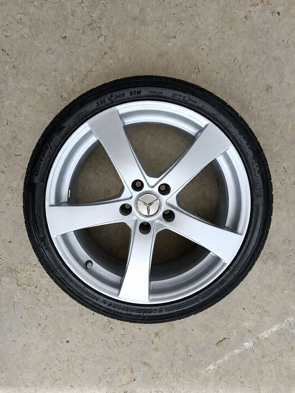 İşlənmiş Disk təkər Mercedes-Benz 225 / 40 / R 18, 5 Boltlu — Avto, Masallı