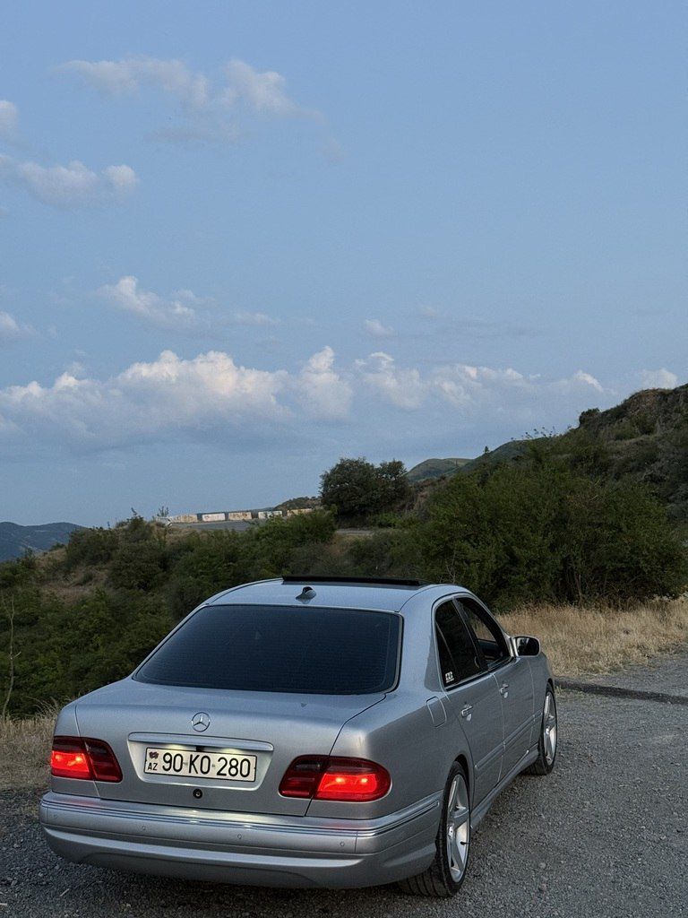Mercedes E 320, 3.2 L, 1999 il, 324 000 km — Avtomobillər, Şəmkir (5)