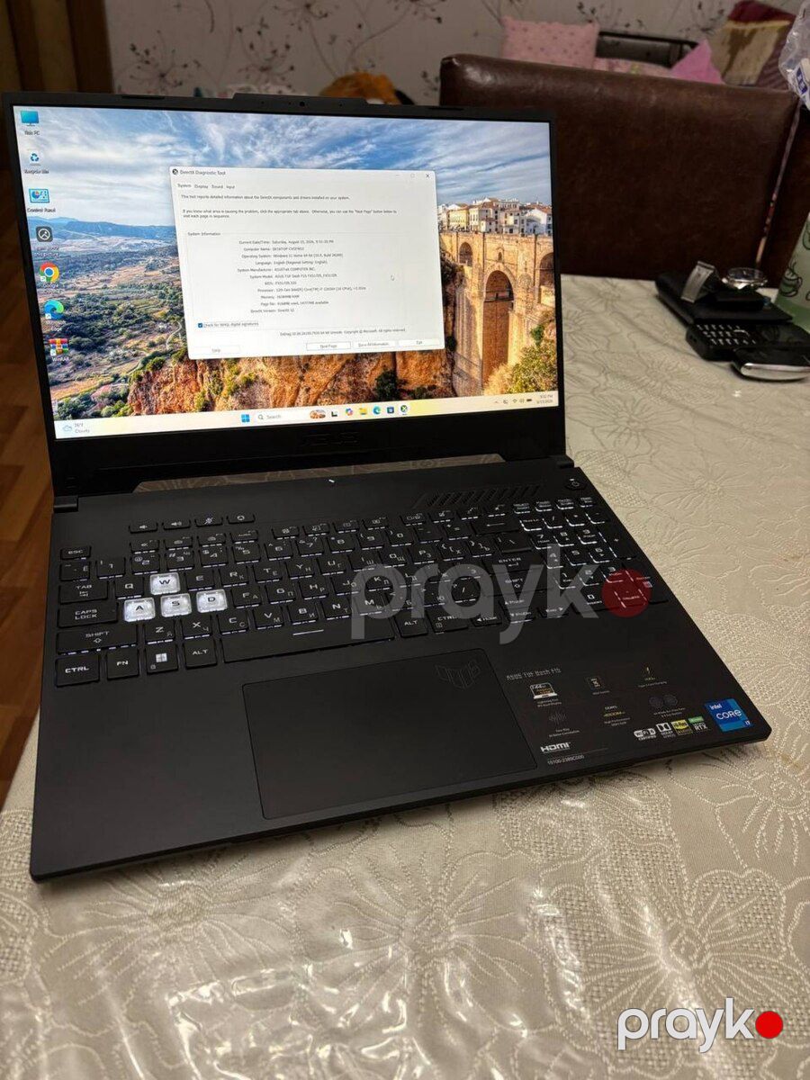 Asus Tuf Gaming RTX 3070 — Noutbuklar, Bakı (5)