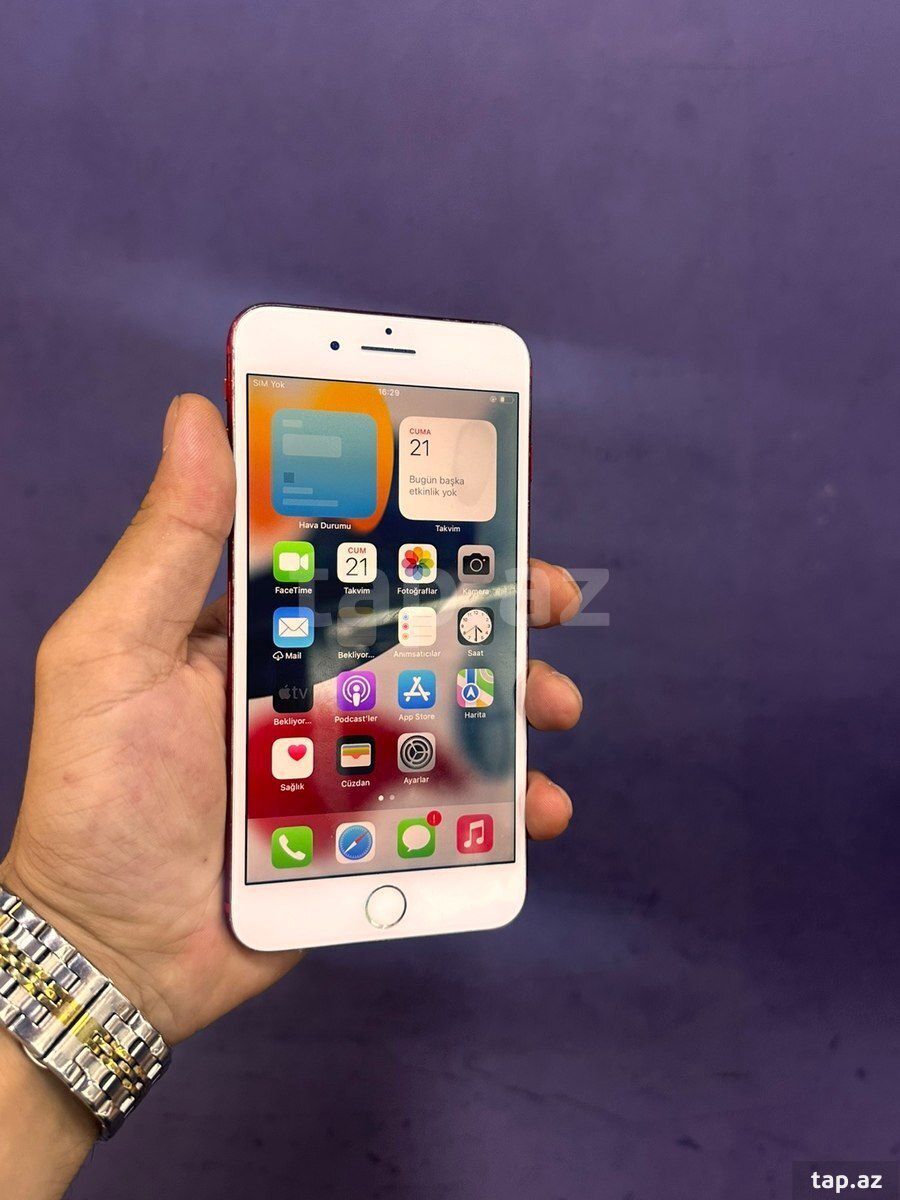 Apple iPhone 7 Plus Red 128GB — Telefonlar və qadjetlər, Bakı (2)