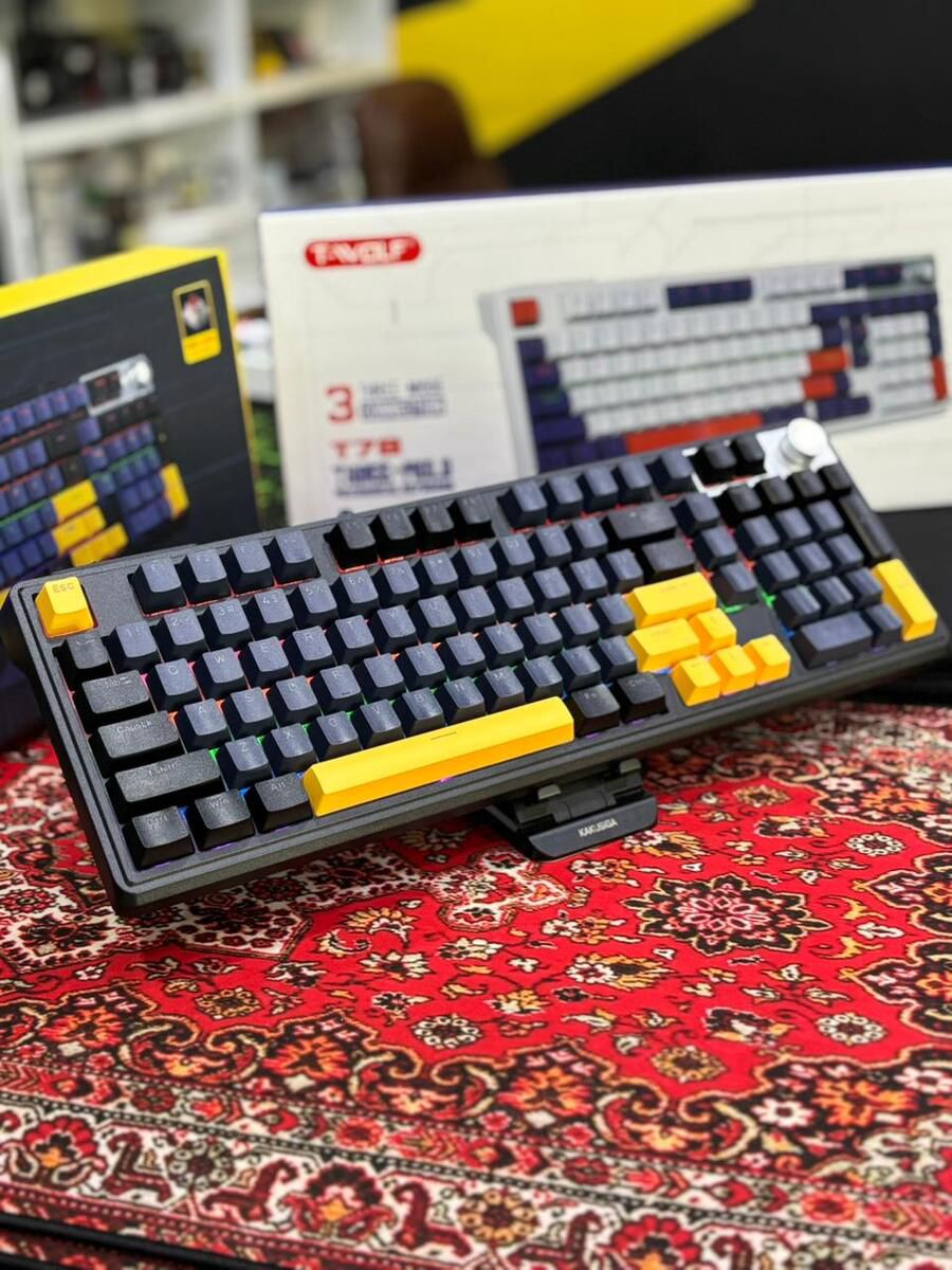 T-Wolf T78 Mexaniki Klavyatura ( Wifi+BT+USB ) — Elektronika, Bakı (5)