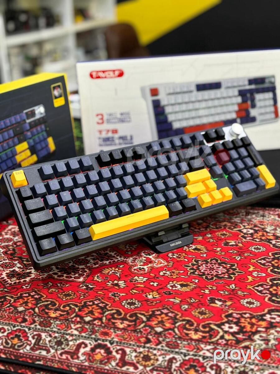 T-Wolf T78 Mexaniki Klavyatura ( Wifi+BT+USB ) — Elektronika, Bakı (5)