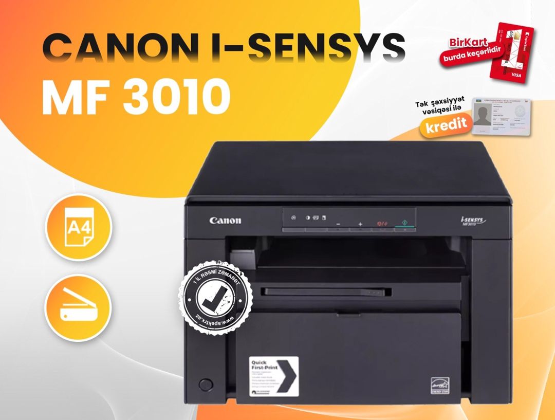 Printer Canon i-SENSYS MF3010 — Elektronika, Bakı