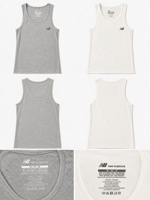 New Balance kişi tank top maykası, M ölçü, boz rəng