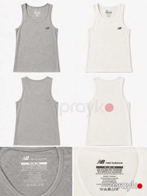 New Balance kişi tank top maykası, M ölçü, boz rəng — Bakı
