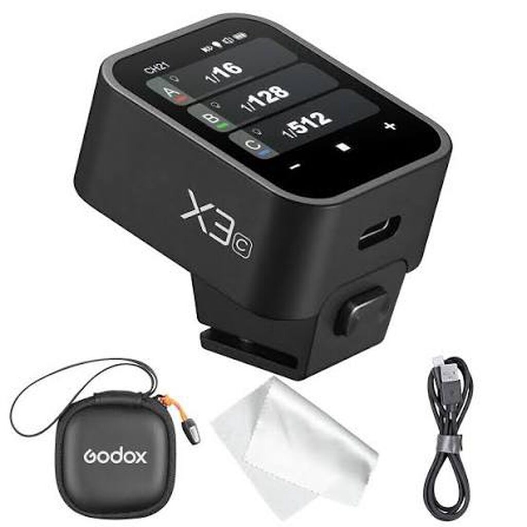 Godox X3C – Kompakt TTL/RF flaş tetikleyici (Canon üçün) -