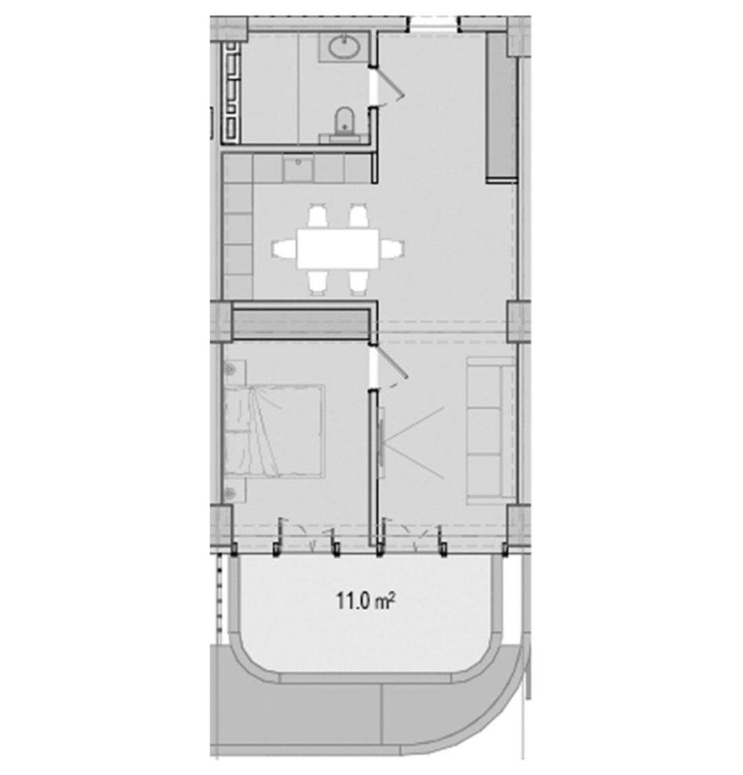 Satılır 2 otaqlı yeni tikili 79.2 m² — Mənzil, Bakı (8)