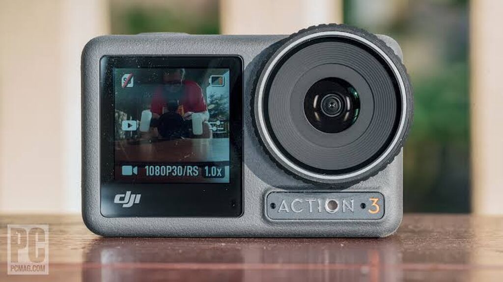 DJI Osmo Action 3 aksiyon kamerası - Genişbucaqlı obyektiv və ön — Elektronika, Digah