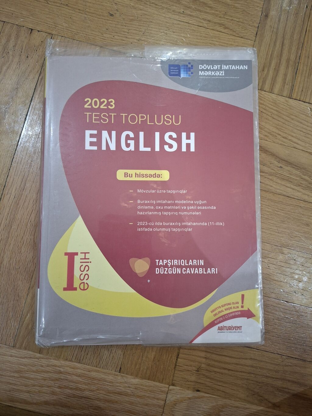 İngilis dili Testlər 11-ci sinif, DİM, 1-ci hissə, 2023 il