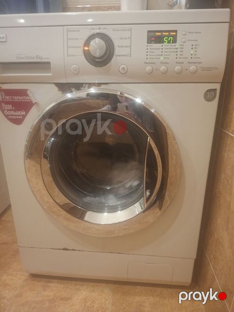LG önyükləməli paltaryuyan maşın - Direct Drive mühərrik - Yükləmə