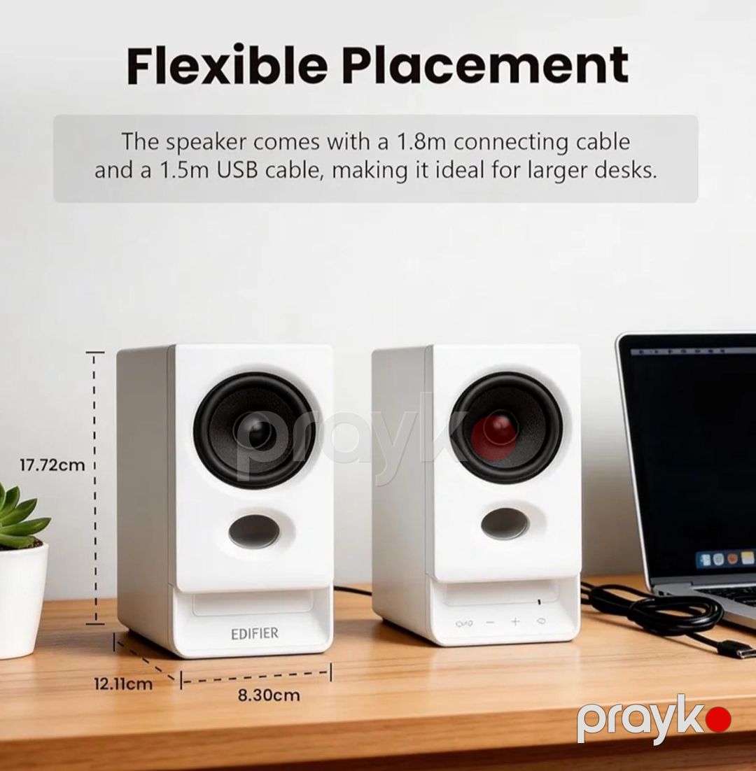 Edifier R20BT White — Səs texnikası, Bakı (9)