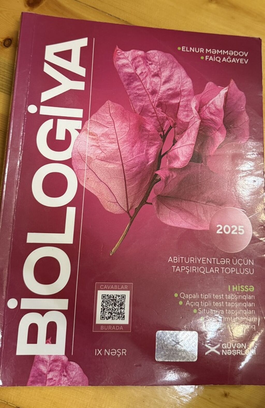 İki test kitabı birlikdə 8 azn❗️ Məhsul: “BIOLOGIYA – Abituriyentlər