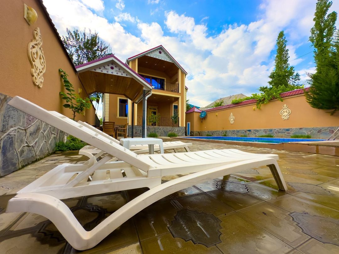 İcarəyə verilir 6 otaqlı həyət evi/bağ evi 300 m² — Ev, villa, Qəbələ (3)