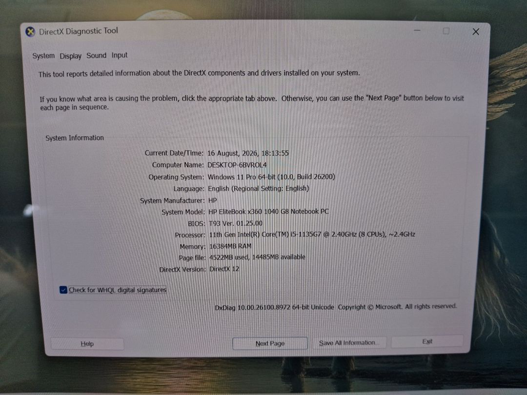 HP Elitebook x360 1040 G8 Sensor ekran — Elektronika, Bakı (9)