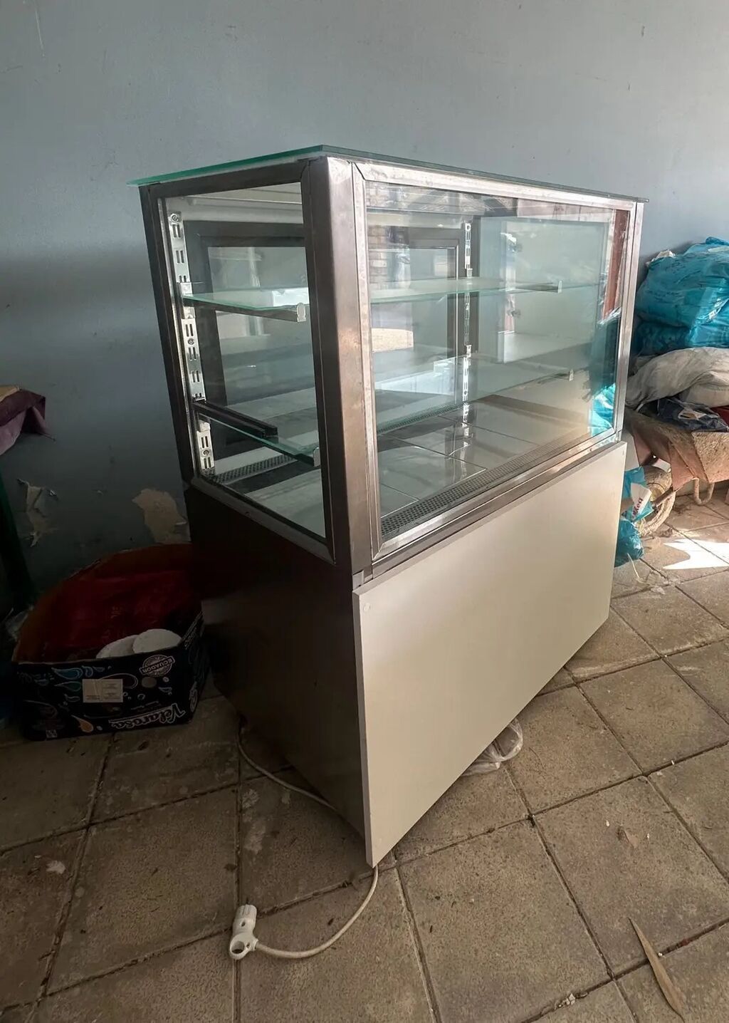 Paslanmayan poladdan peşəkar soyuducu iş masası - 2 qapılı, alt — Mallar, Bakı (3)