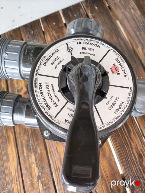 Hovuz üçün çoxfunksiyalı 6‑yollu vana (multiport valve) 20 gun isliyib