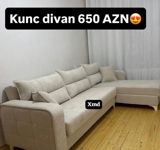 Künc divan – 650 AZN - Rəng: açıq bej, neytral ton - U-formaya yaxın — Goods
