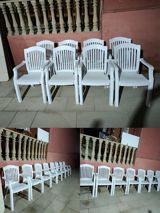 8 edəd plastik stul keyfiyetli materialdandi qiymət cəmi 160 manat — Chairs