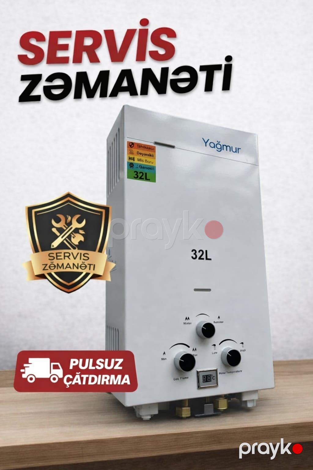 Pitiminutka Yeni, Kredit yoxdur, Pulsuz çatdırılma, Rayonlara çatdırılma — Su qızdırıcılar, Bakı (2)