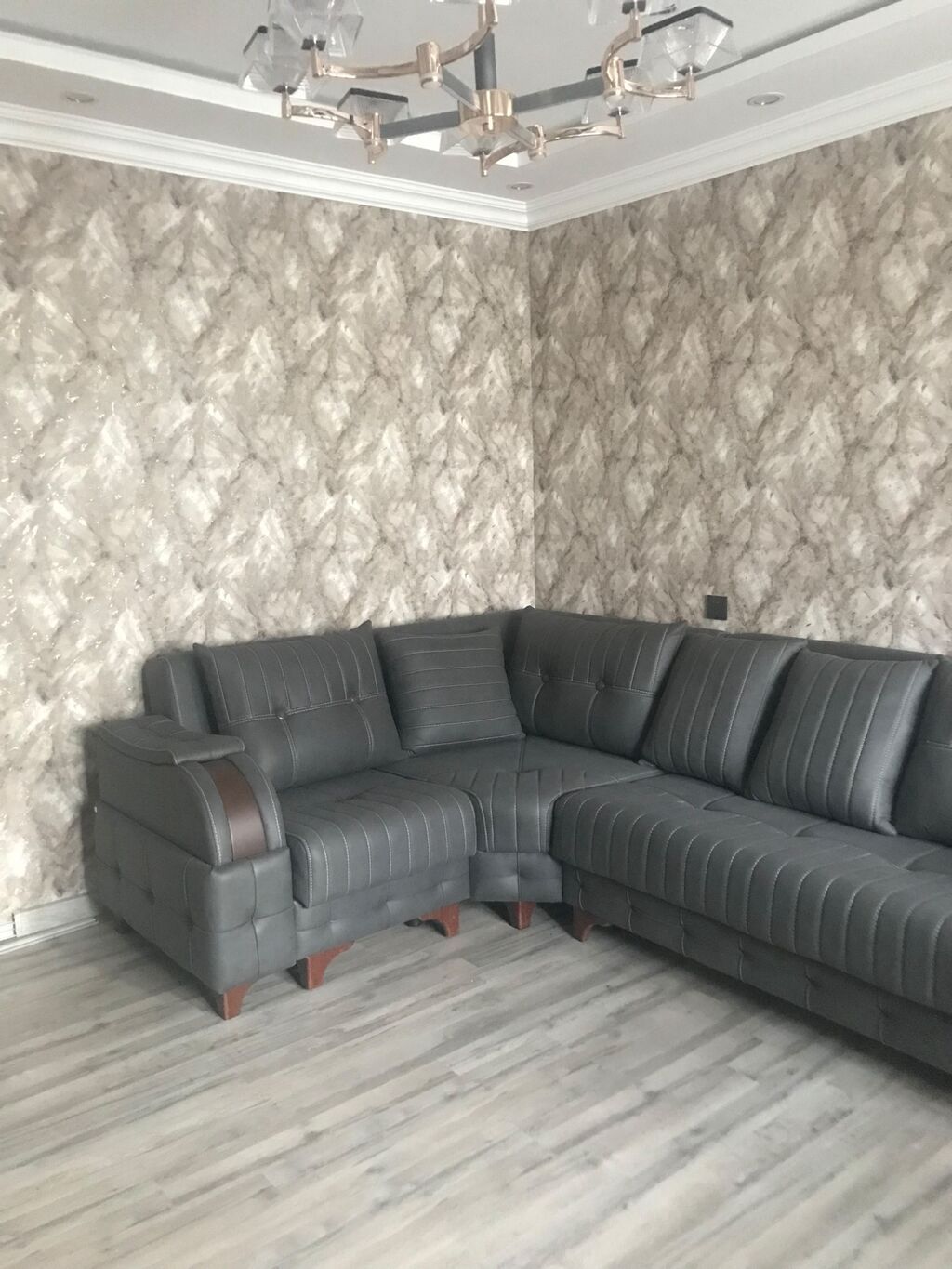 Künc divan, Yeni, Açılan, Bazalı, Süni dəri — Mebel, Sumqayıt (2)